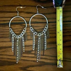 Sexy & Fun Hoop-Dangly Earrings - BRAND NEW
